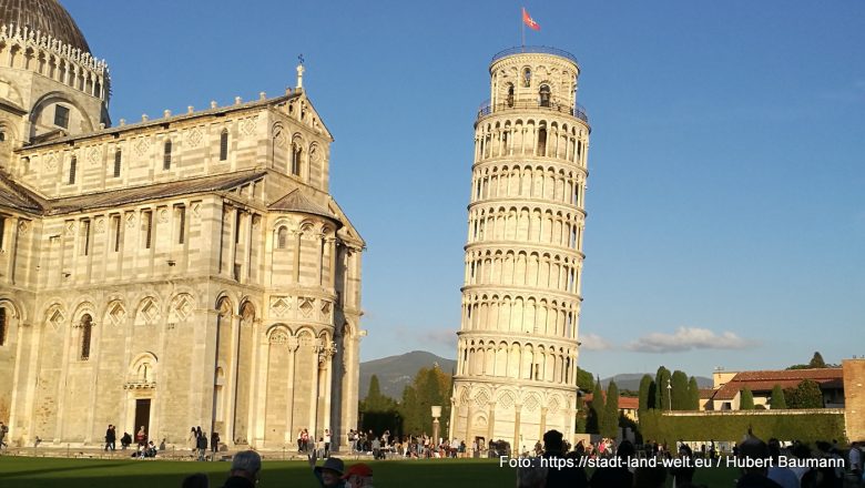 Leonarda da Vinci und der schiefe Turm von Pisa - Historische Altstadt Italien Kultur Radtouren RSS-Feed Städte Toskana UNESCO Weltkulturerbe Wohnmobil-Touren  471-IMG_20211022_172940-780x440